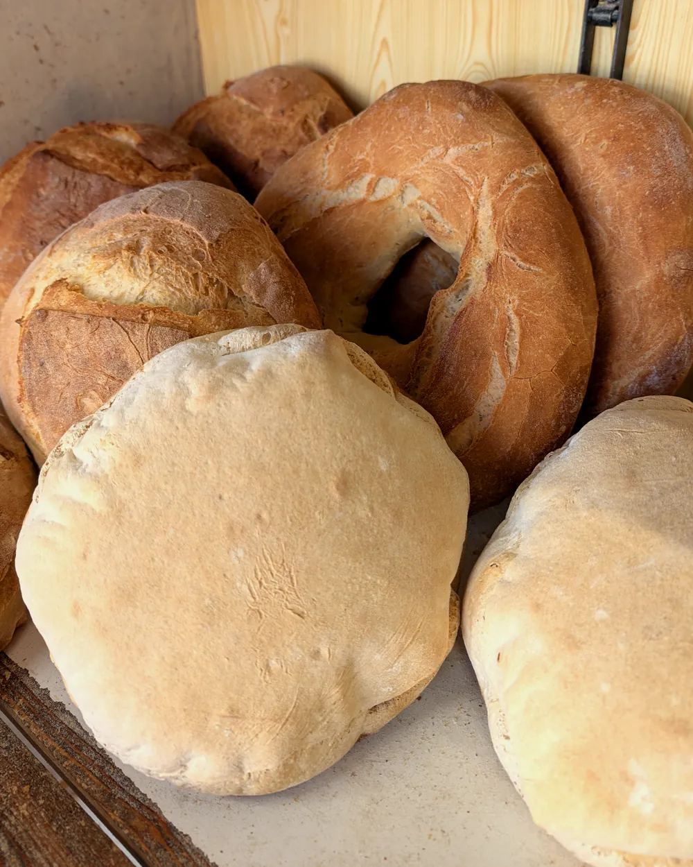 Pane appena sfornato del Panificio Muraca